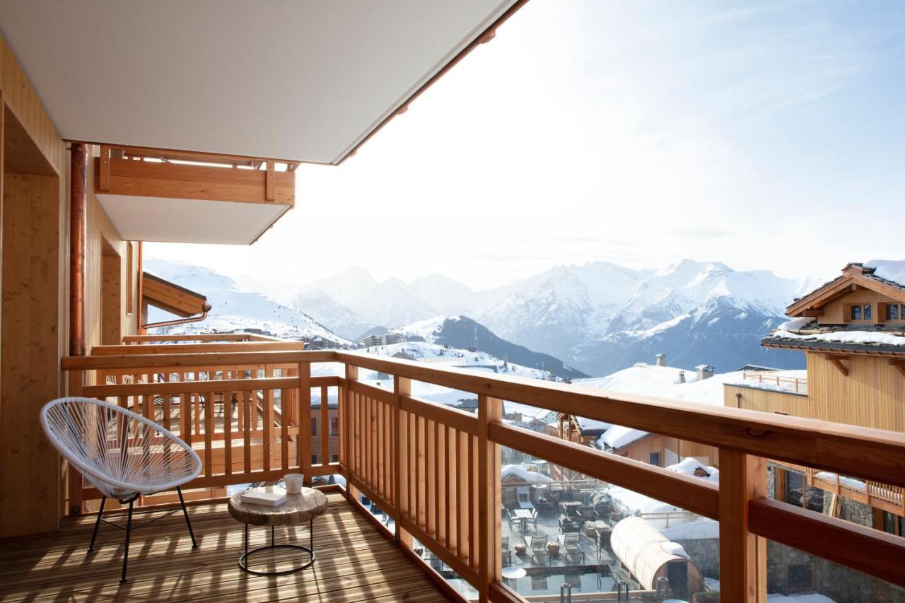 Grandes Rousses Hotel & Spa Alpe d'Huez Ngoại thất bức ảnh Balcony in Les Saisies