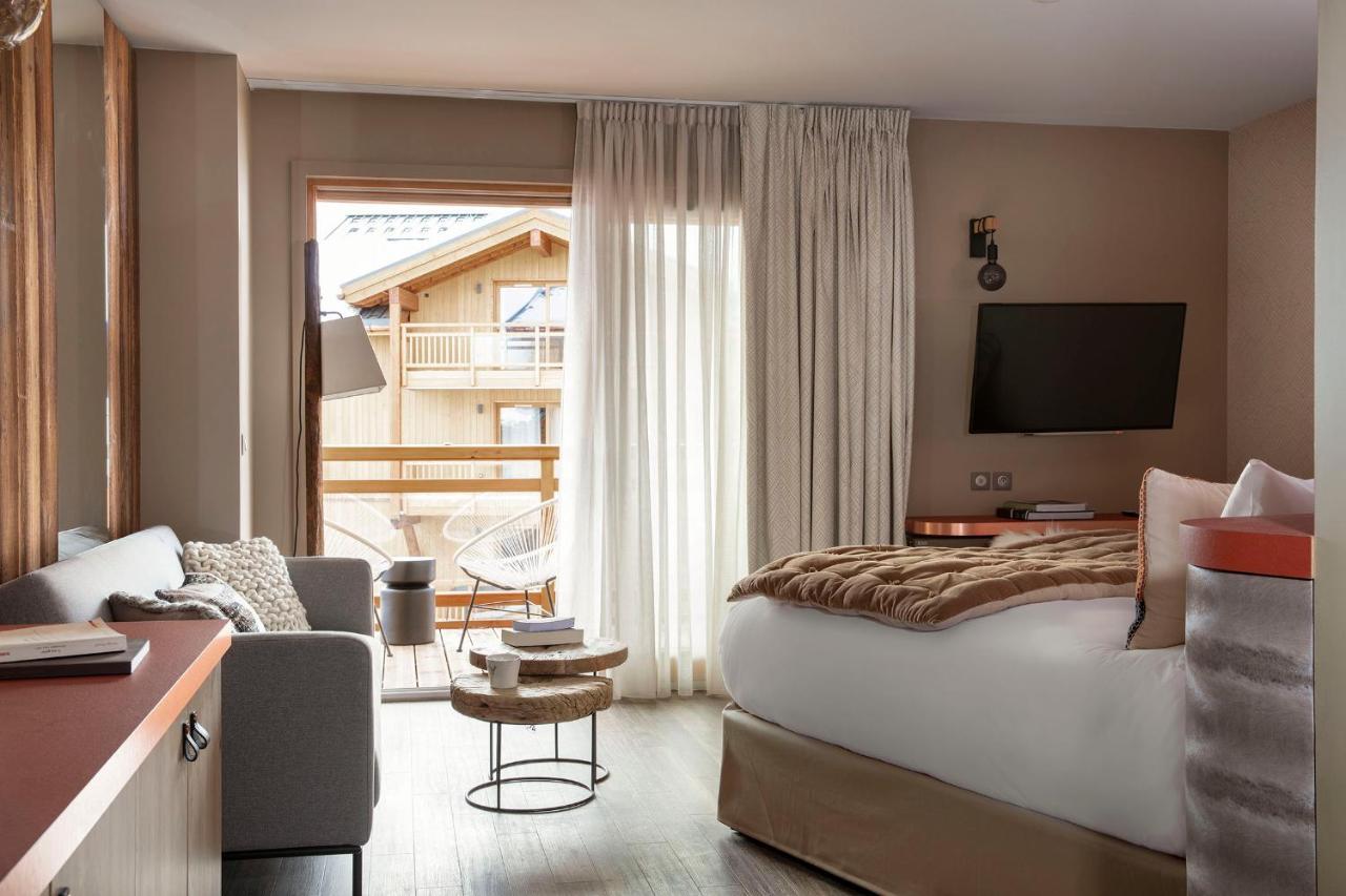 Grandes Rousses Hotel & Spa Alpe d'Huez Ngoại thất bức ảnh A room at the Hotel