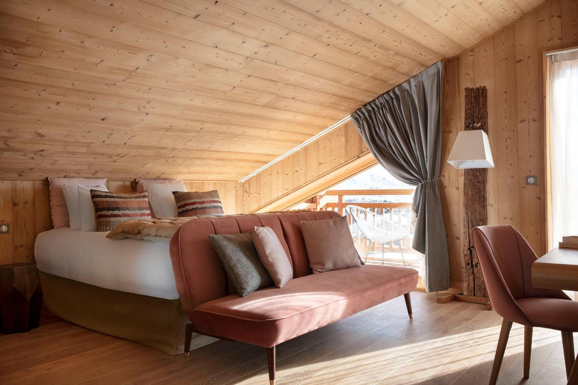 Grandes Rousses Hotel & Spa Alpe d'Huez Ngoại thất bức ảnh A room at the hotel